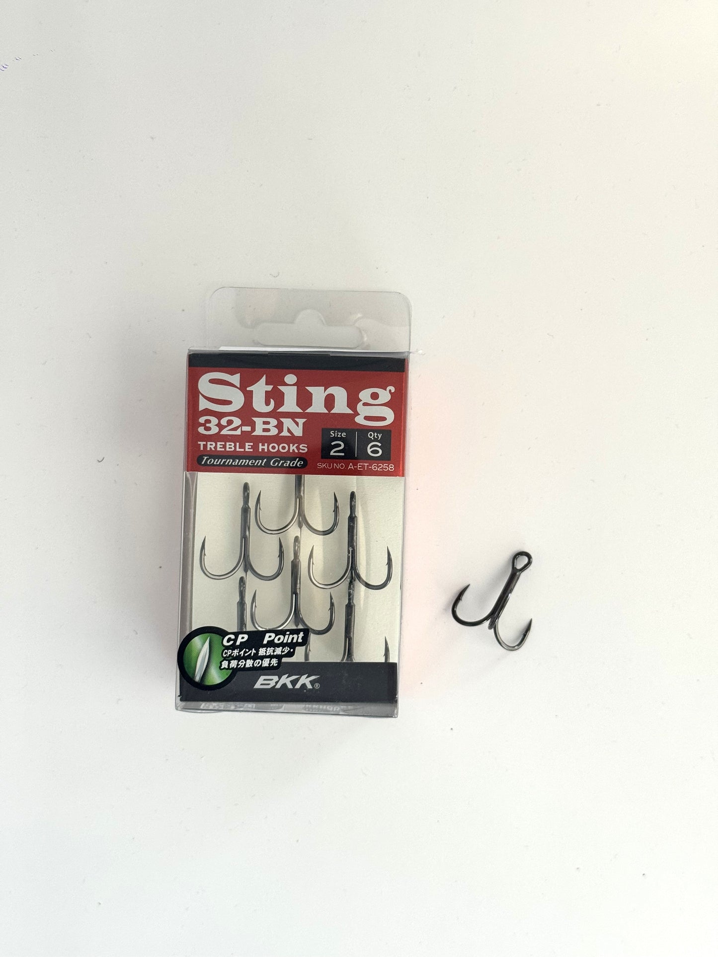 BKK Sting 32-BN Treble Hooks
